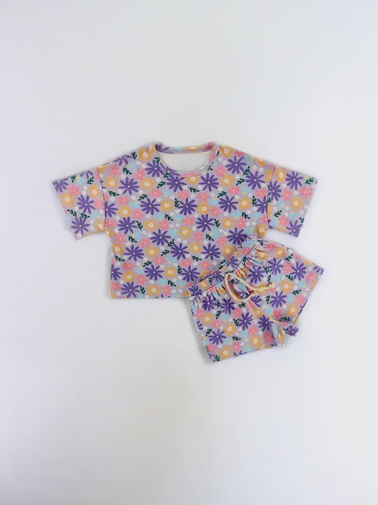 Lavender Blooms Slouchy Set