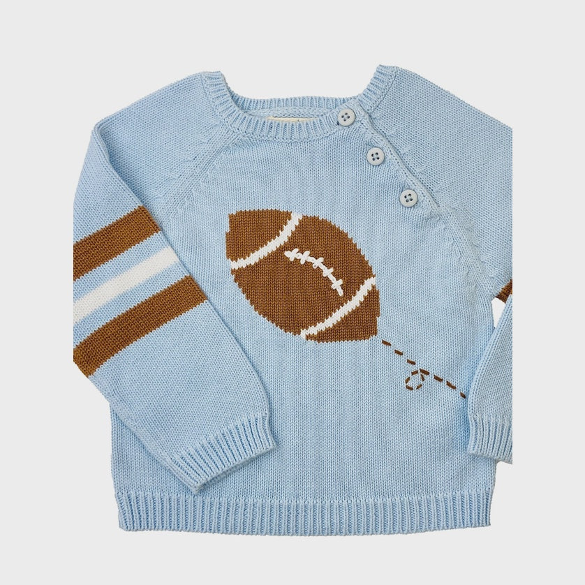 Football Knit Sweater