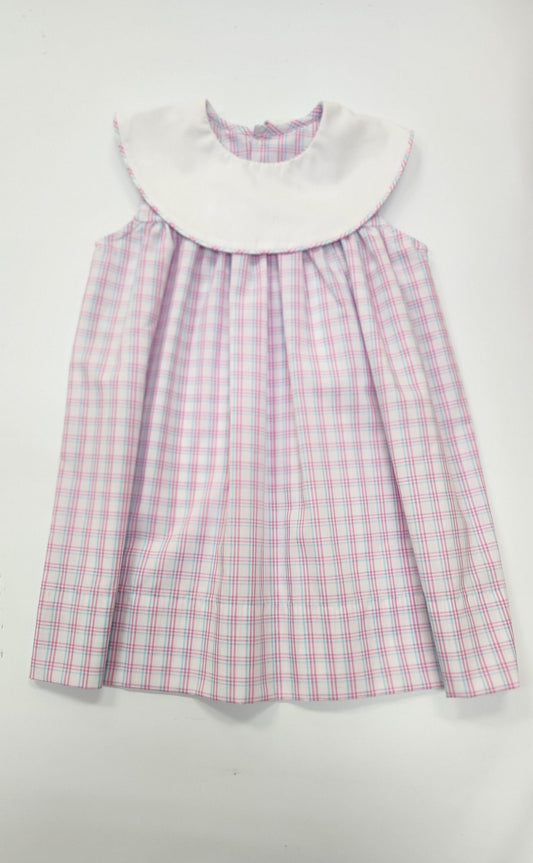 Pink & Blue Dress Gingham 2T