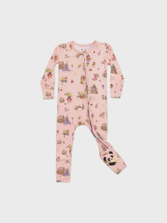 Fairy Garden Bamboo Convertible Footie