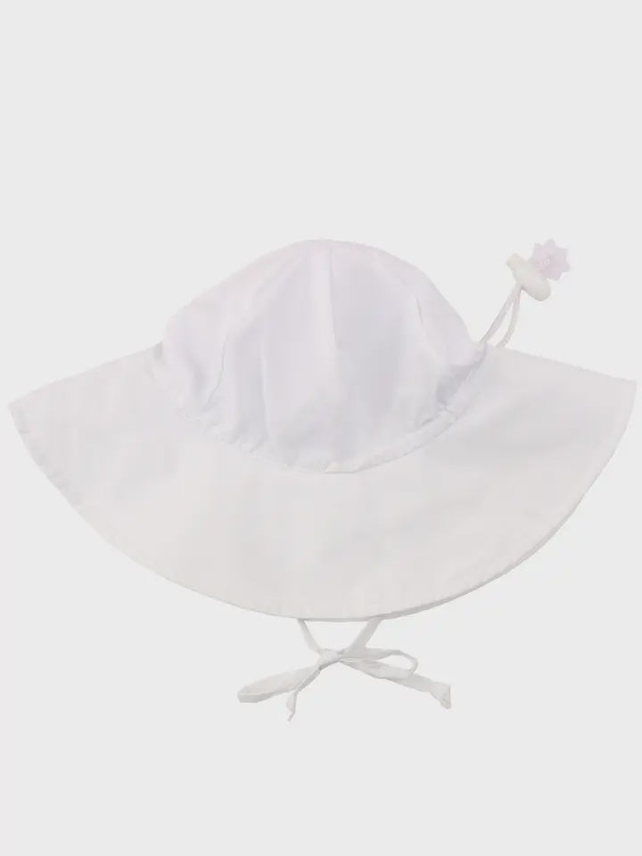 Kids White Sun Protective Hat