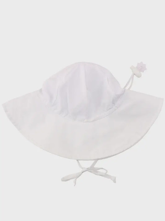 Kids White Sun Protective Hat