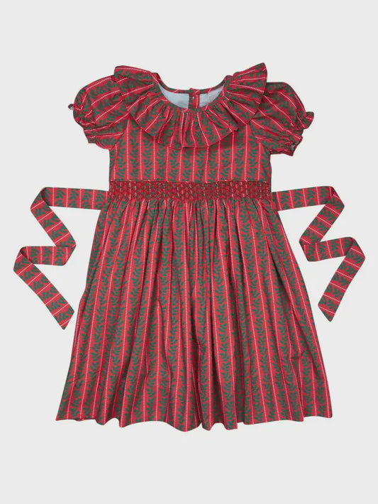 Holly Stripes Smocked Dress