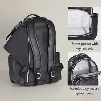 *New* Noir Boss Plus™ Backpack Diaper Bag