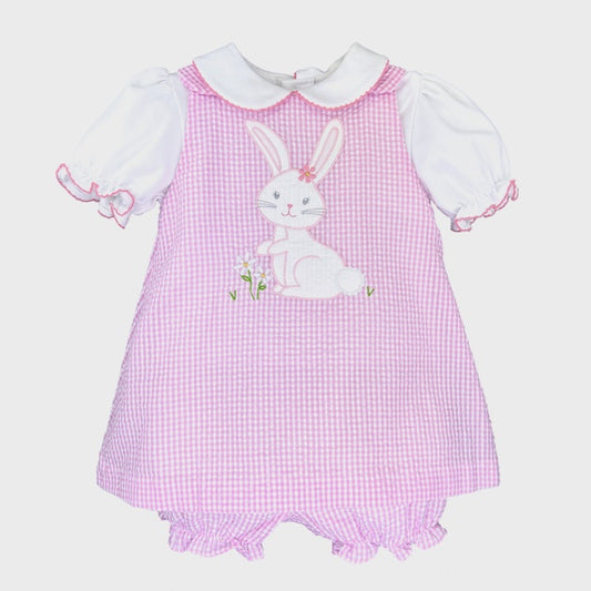 Dress with Bunny Applique