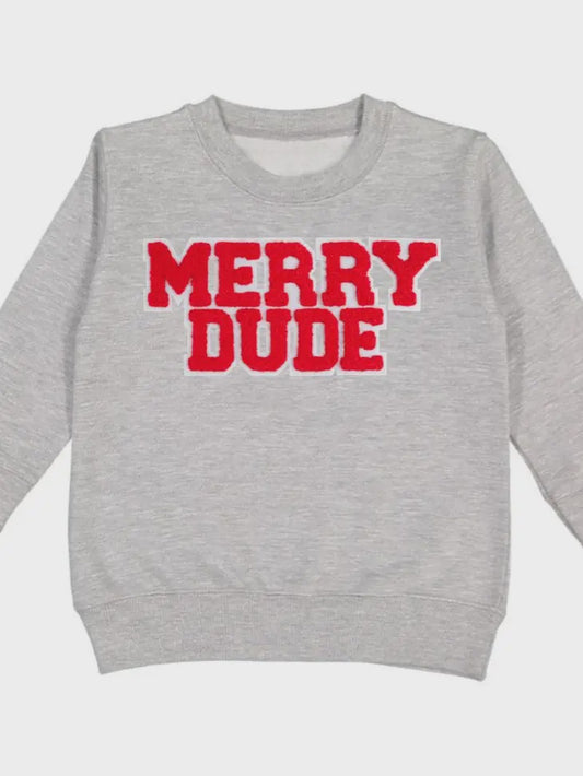 Merry Dude Christmas Sweatshirt