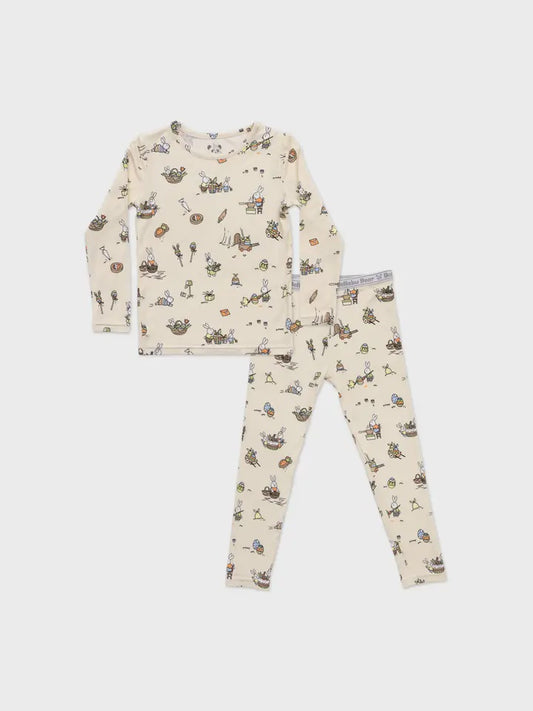 Bunny Bamboo Kids Pajamas