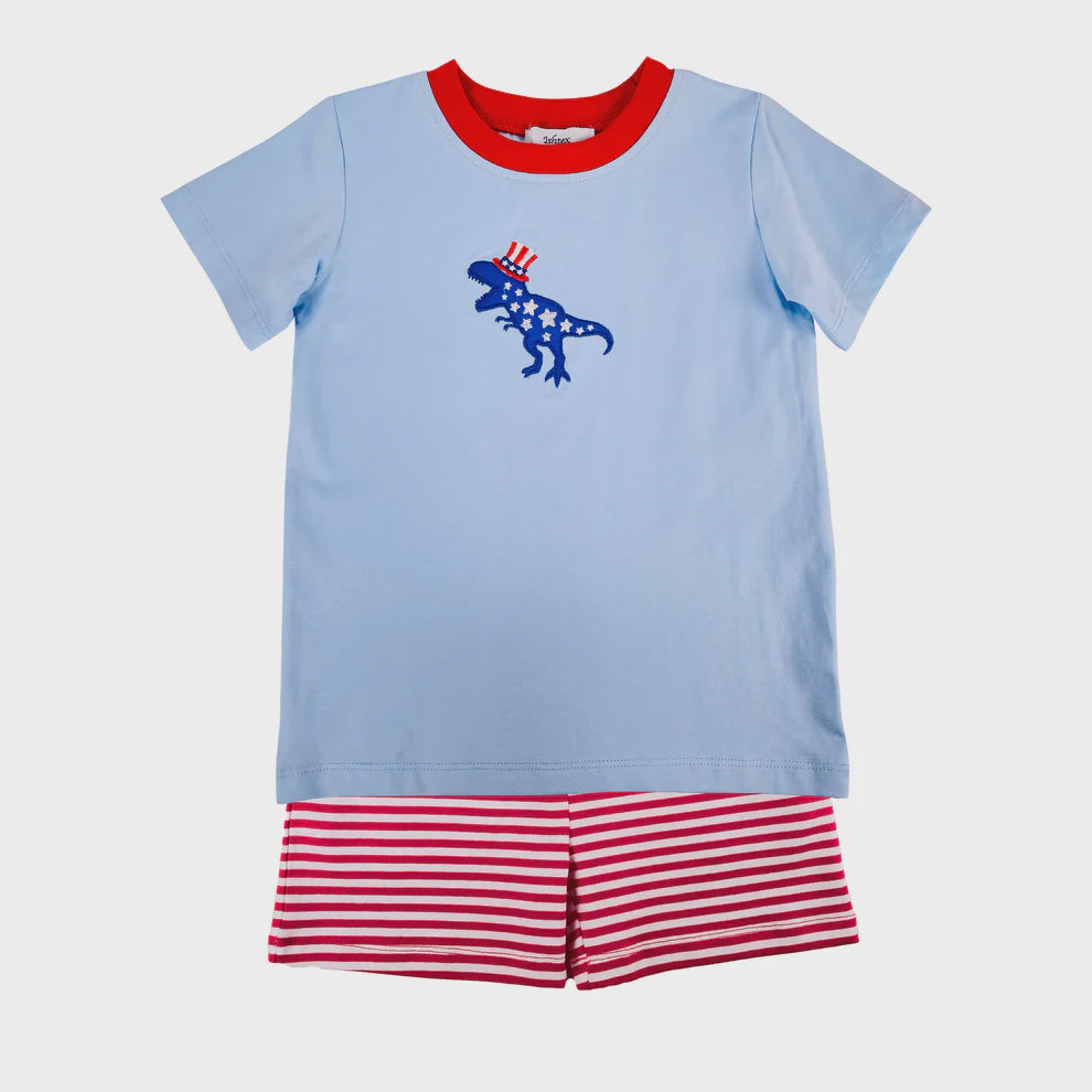 Patriotic Boy's Shorts Set