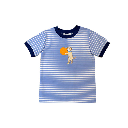 Pumpkin Applique Boy's T-shirt