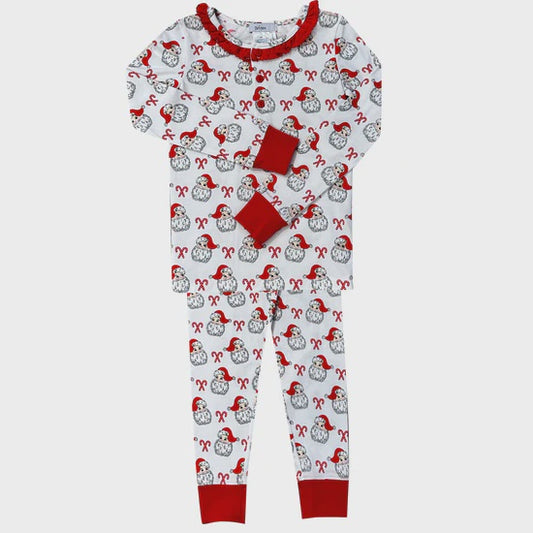 Santa Girls PJ Set