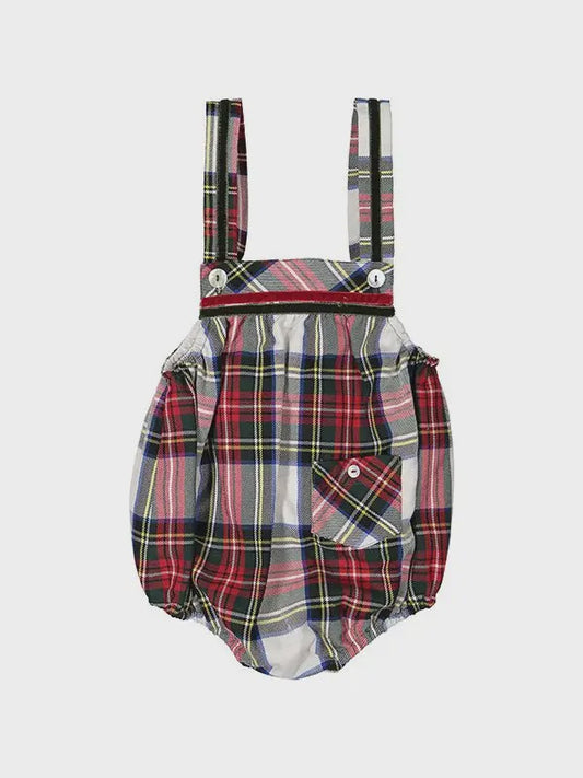 Plaid Dungarees