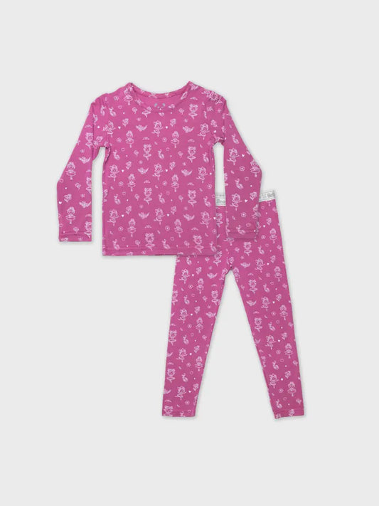 Ballerina Bamboo Kids Pajamas