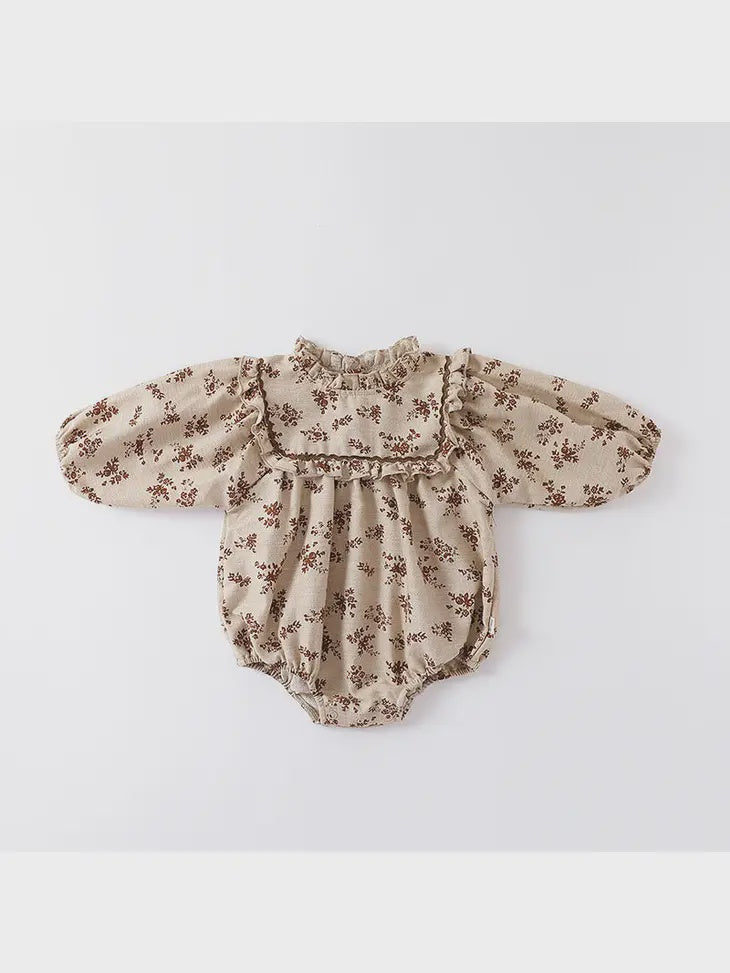 Floral Pattern Autumn Onesie