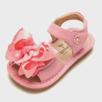 Ready Set Bow Sandals – Girls Pink