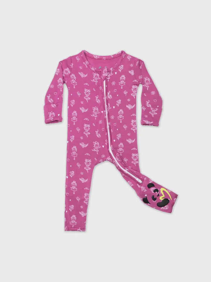 Ballerina Bamboo Convertible Footie