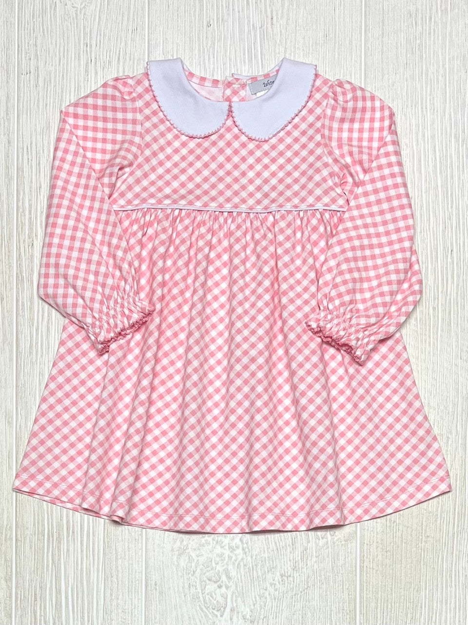 Pink Gingham Dress