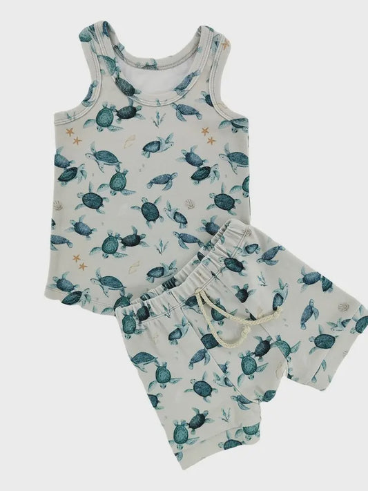 Sea Turtle Summer Tank Set