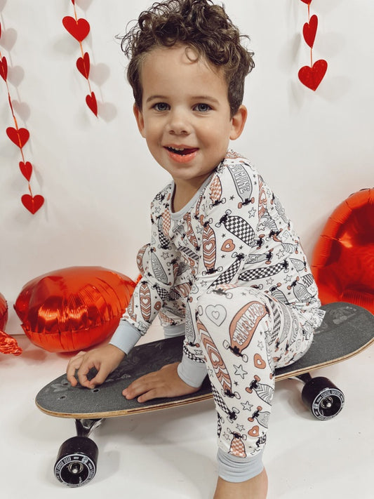 Be Mine Skateboard 2 Piece Pajamas