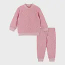 Baby Sweat Set Pink Daisy Floral