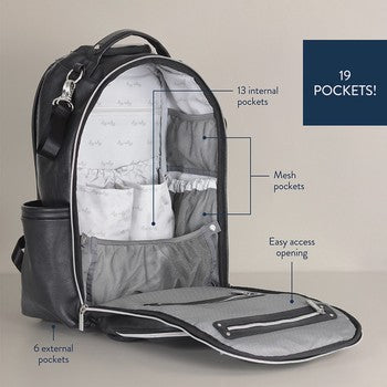 *New* Noir Boss Plus™ Backpack Diaper Bag