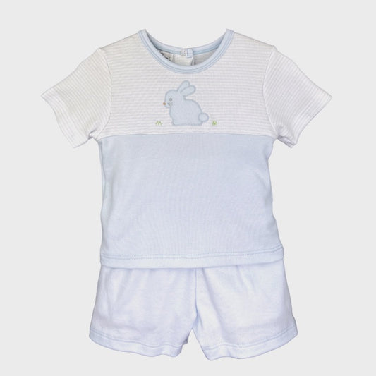 Knit Easter Bunny Shirt & Short Set