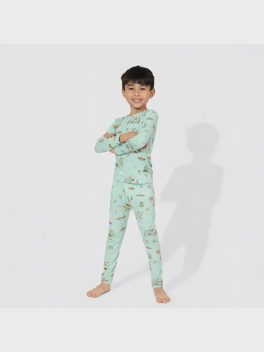 Fishing Kids Bamboo Pajamas