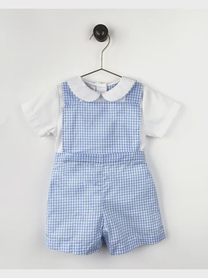 Little Boy Gingham Outfit