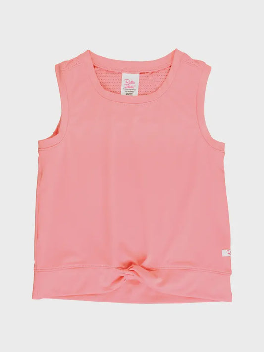 Bubblegum Pink Active Top with Mesh