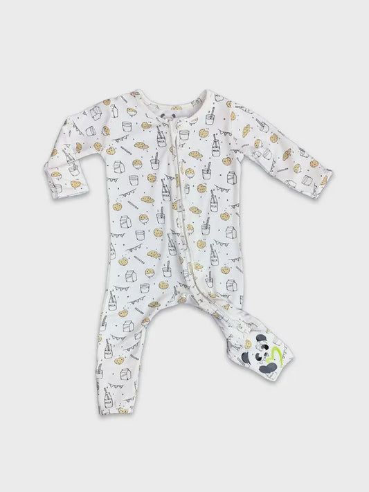 Milk and Cookies Bamboo Convertible Footie