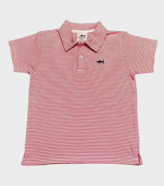 Sbc Signature Polo Red Stripe