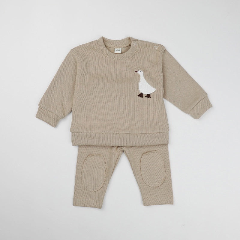 Annie & Charles® organic cotton goose suit