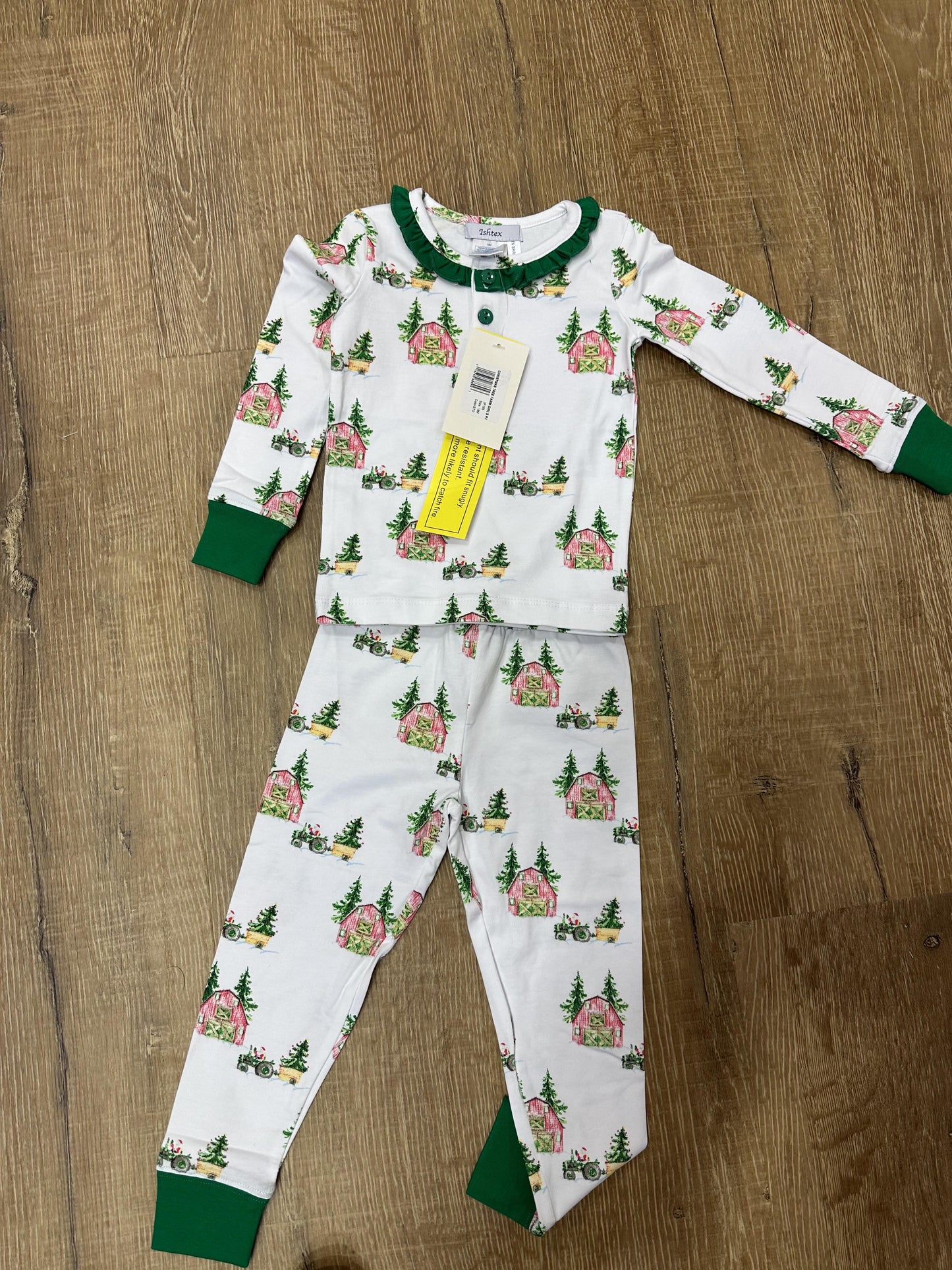 Christmas Tree Farm Girl's PJ Set